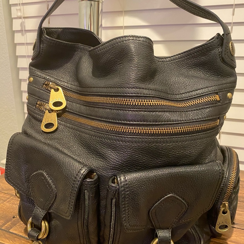 Marc by Marc Jacobs black leather tote - Picture 2 of 10